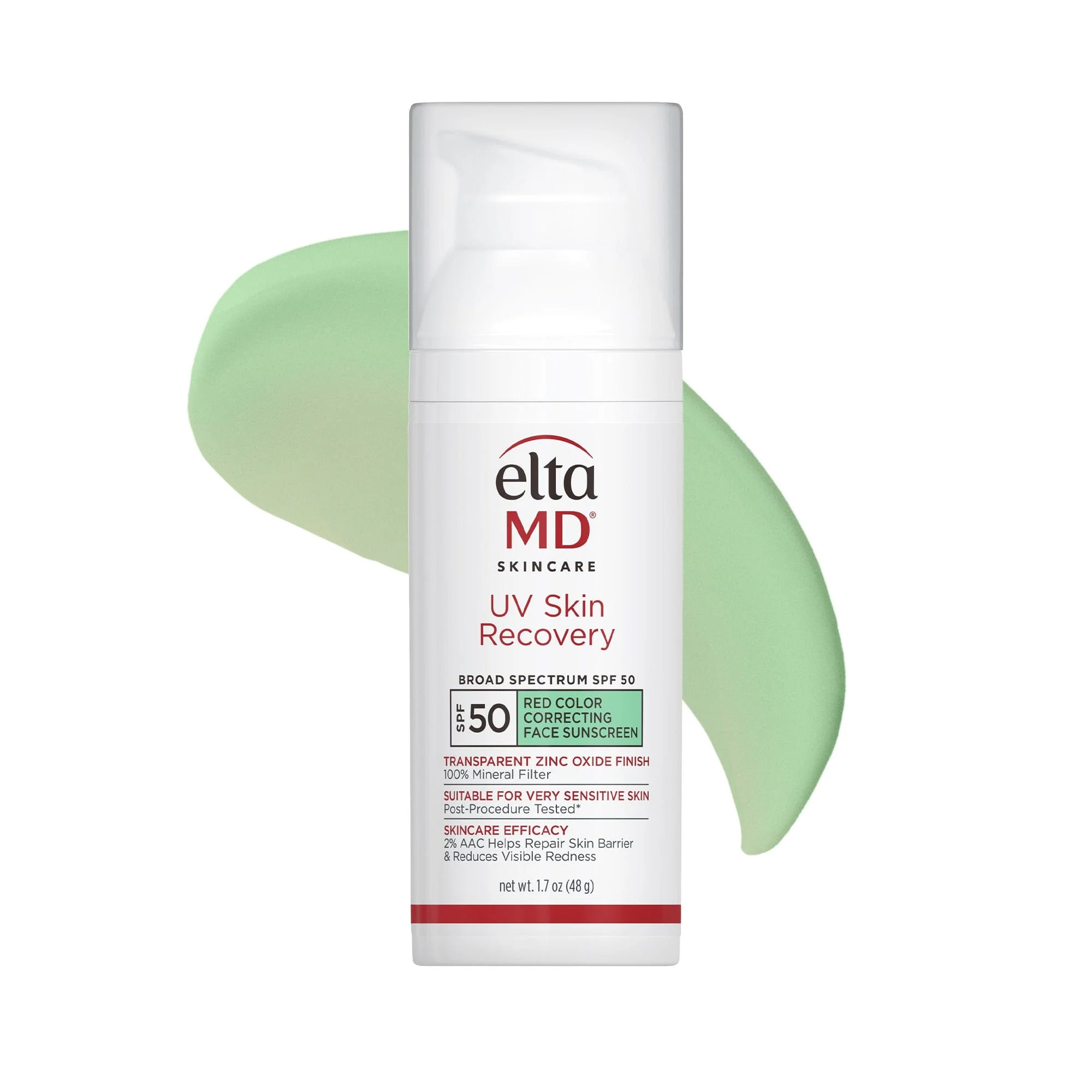 EltaMD UV Skin Recovery Green Tint SPF 50